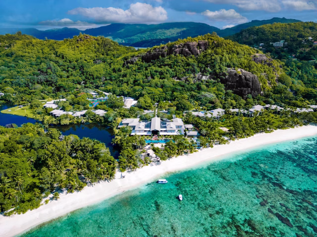 Aerial image of Kempinski Seychelles Resort