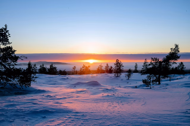 Image of snowy Lapland