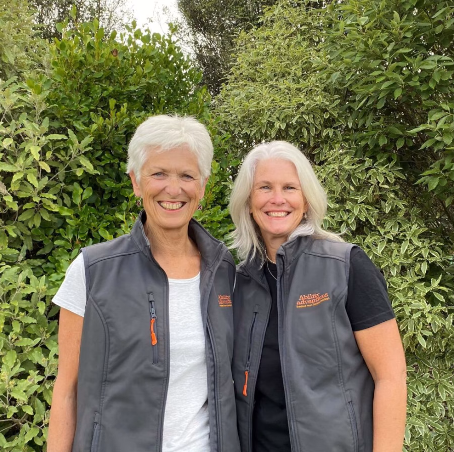 Image of Marina Hanger and Sandie Grant of Ability Adventures NZ