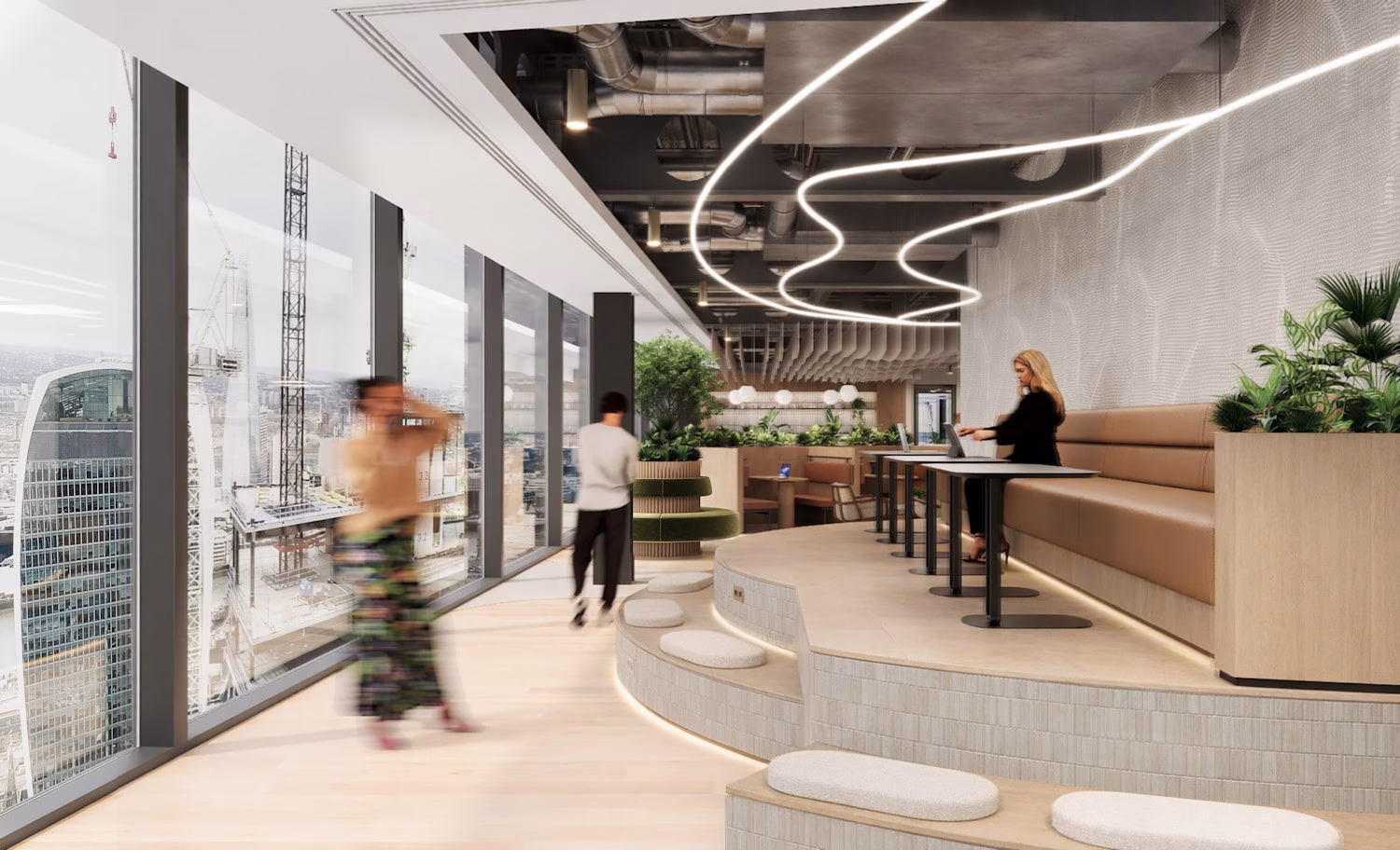 Concept image of office space from Sonda Studio