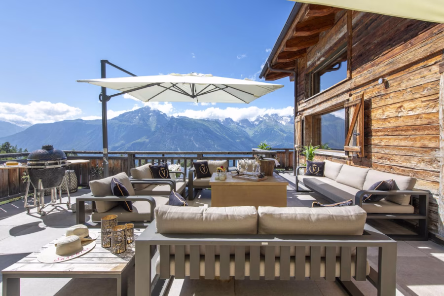 Stunning view from Chalet Villy